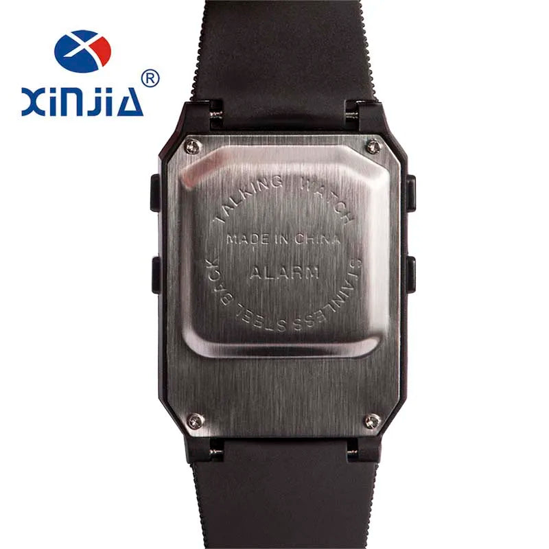 Simple Men And Women Talking Watch for Blind Speak Russian Electronic Digital Sports Casual WristWatch elder
