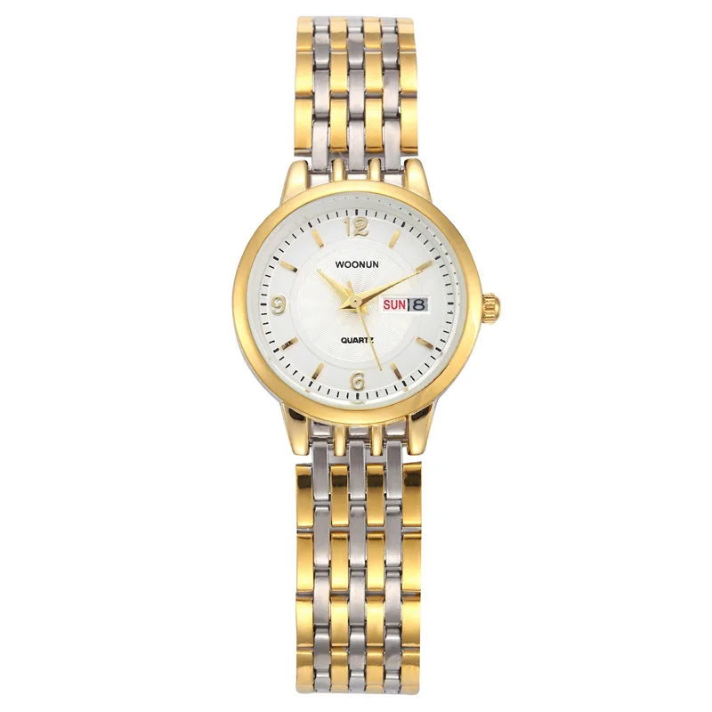 2020 Women Watches Ladies Watches Top Brand Luxury Stainless Steel Date Day Quartz Bracelet Watch For Woman Geneva Gold Watch