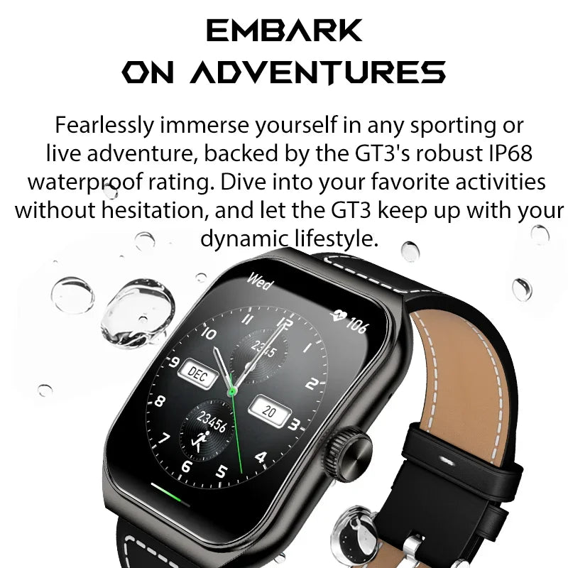 Black Shark Watch GT3 Global Version 24H Health Monitoring 1.96'' Curved Display 10 Days Battery Life 100+ Sport Modes IP68